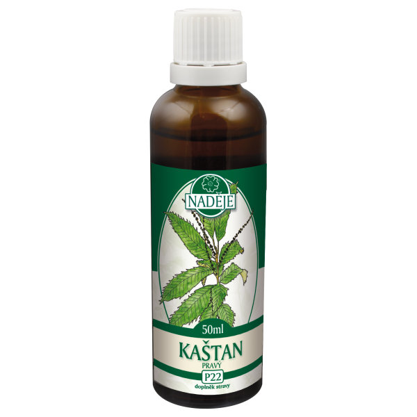 P22 Gaštan pravý - lymfatický systém, infarkt, krvný tlak