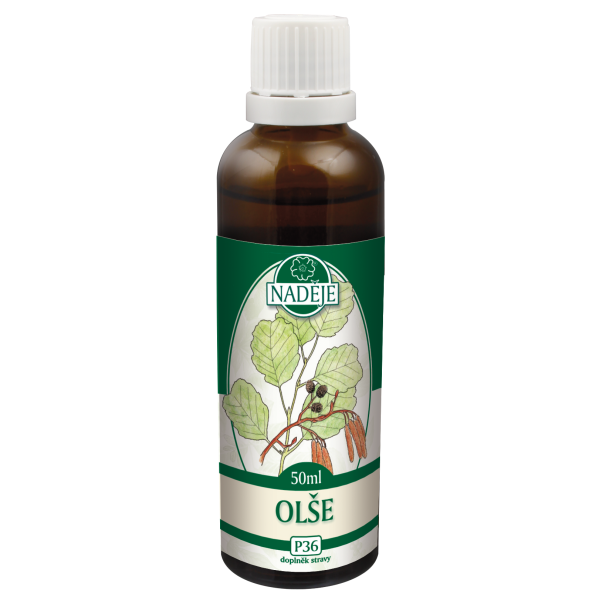 P36 Jelša lepkavá - stres a depresie, paradentóza