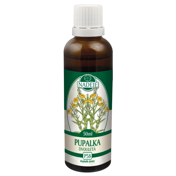P58 Pupalka dvojročná - koža, ekzém, alergia