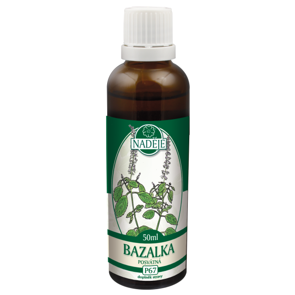 P67 Bazalka posvätná - trávenie, žlčník, krvný tlak